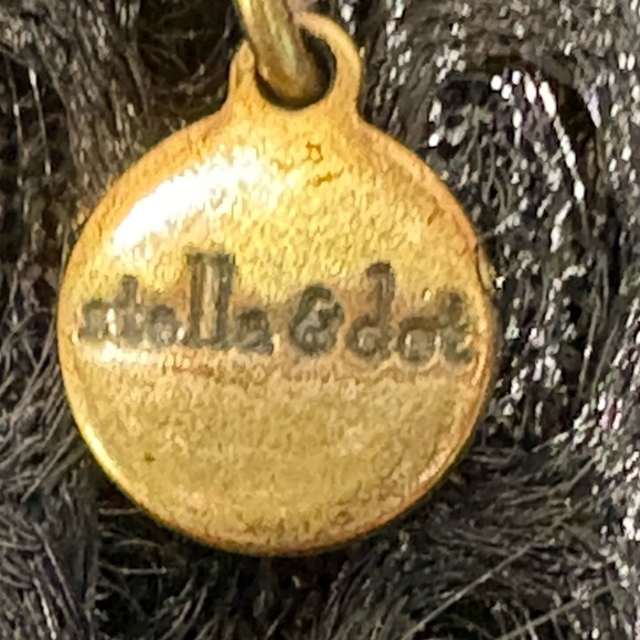 Stella & Dot Statement Necklace - Turquoise & Blue Crystal Bib - Picture 9 of 10